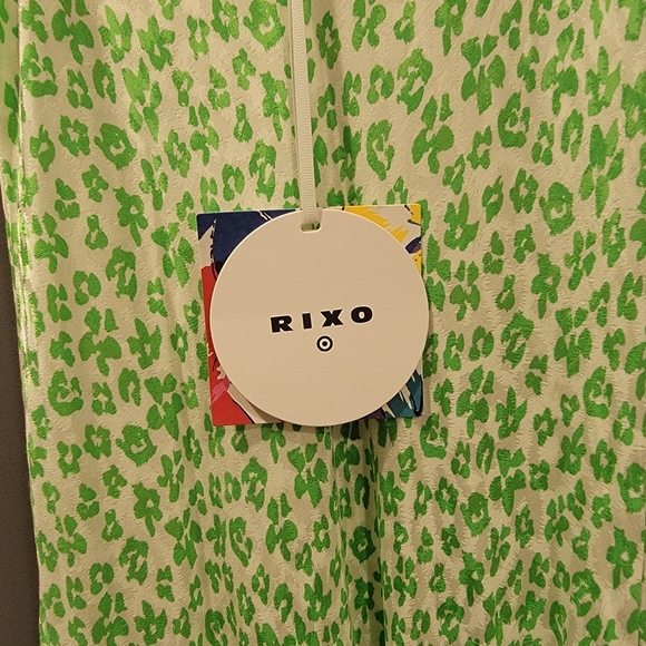 Rixo X Target Leopard Sleeveless Ruffle Slip Dress Small - Picture 5 of 9